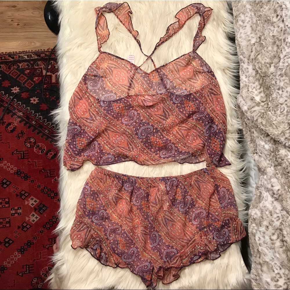 Victoria’s Secret Sheer Pajama Set NWT
